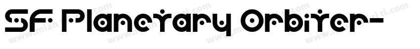SF Planetary Orbiter字体转换